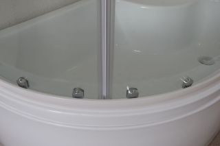 Душевой уголок Royal Bath BK 120x80см левый белый RB8120BK-T-L